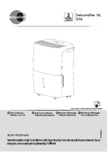 Manual Equation MDDF-16DEN7-QA3 Desumidificador