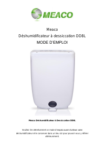 Mode d’emploi Meaco DD8L Déshumidificateur