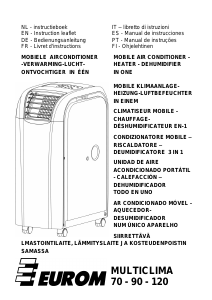 Manual de uso Eurom Multiclima 70 Aire acondicionado