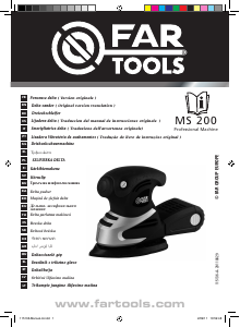 Kullanım kılavuzu Far Tools MS 200 Delta zımpara