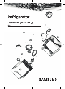 Manuale Samsung RZ32A748539 Congelatore