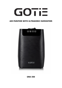 Manual GOTIE GNA-350 Air Purifier