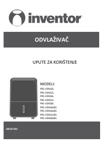 Priručnik Inventor PR1-ION30L Odvlaživač