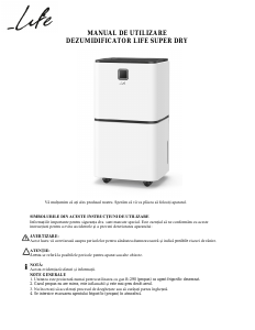 Manual Life Super Dry Dezumidificator