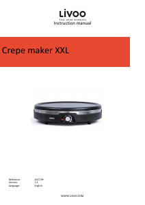 Manual Livoo DOC239 Crepe Maker