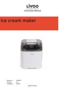 Manual Livoo DOM453 Ice Cream Machine