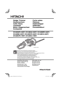 Mode d’emploi Hitachi CH 22EAP2 Taille-haies