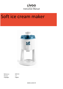 Manual Livoo DOP172B Ice Cream Machine