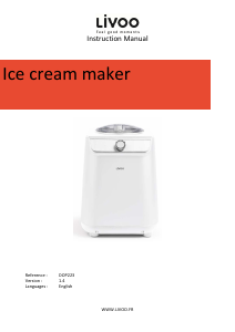 Manual Livoo DOP223 Ice Cream Machine