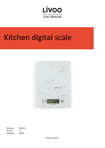 Manual Livoo DOM451FL Kitchen Scale