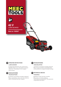 Instrukcja Meec Tools 018-247 Kosiarka