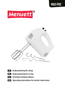 Manual Menuett 802-702 Hand Mixer