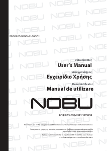 Manual NOBU 20DEN1 Dezumidificator