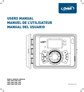 Manual de uso Orbit 27896 Contador de agua