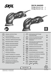 Manual Skil 7110 AA Şlefuitor delta