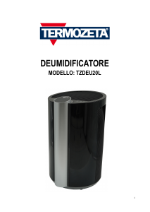 Manual Termozeta TZDEU20L Dehumidifier