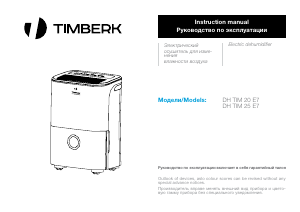Manual Timberk DH TIM 20 E7 Dehumidifier