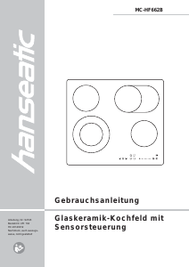 Bedienungsanleitung Hanseatic MC-HF662B Kochfeld