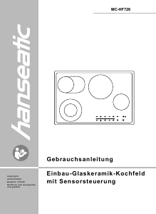 Bedienungsanleitung Hanseatic MC-HF726 Kochfeld