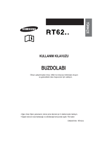 Kullanım kılavuzu Samsung RT62KAEW Donduruculu buzdolabı