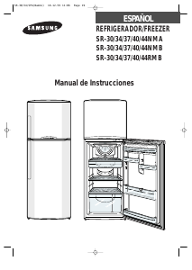 Manual de uso Samsung SR-331NMA Frigorífico combinado