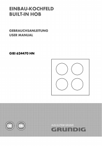 Manual Grundig GIEI 624470 HN Hob