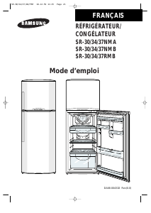 Mode d’emploi Samsung SR-431NMB Réfrigérateur combiné