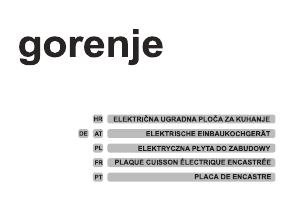 Instrukcja Gorenje EC310CSC Płyta do zabudowy