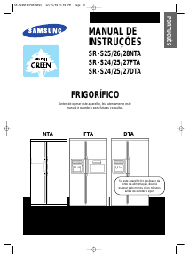 Manual Samsung SR-S24FTA Frigorífico combinado