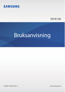 Bruksanvisning Samsung SM-R140 Gear Hörlurar