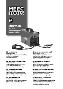 Käyttöohje Meec Tools 016-793 Hitsauskone