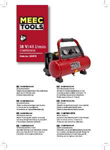 Käyttöohje Meec Tools 016-372 Kompressori