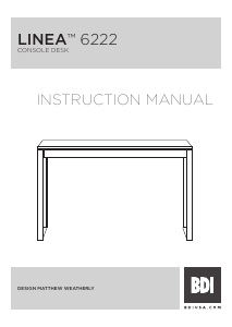 Manual BDI Linea 6222 Desk