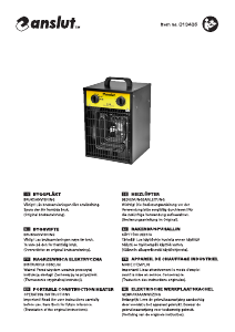 Mode d’emploi Anslut 013-435 Chauffage