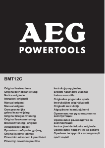 Manual AEG BMT 12 C Ferramenta multifunções