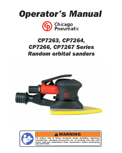 説明書 Chicago Pneumatic CP7266 デルタサンダー