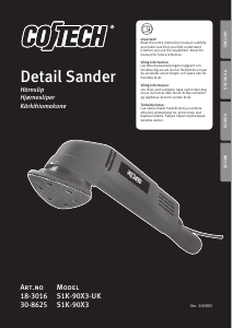 Manual Cotech S1K-90X3 Delta Sander