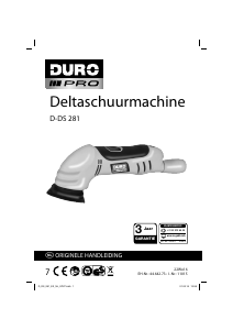 Handleiding DURO D-DS 281 Deltaschuurmachine