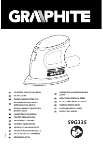 Manual de uso Graphite 59G335 Lijadora delta