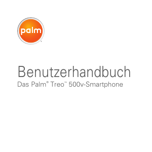 Bedienungsanleitung Palm Treo 500v Handy