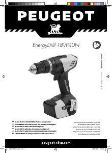 Mode d’emploi Peugeot EnergyDrill-18VP40N Perceuse visseuse