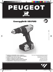 Manuale Peugeot EnergyDrill-18VP20 Trapano avvitatore