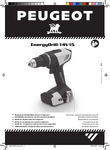 Manual Peugeot EnergyDrill-14V15 Berbequim