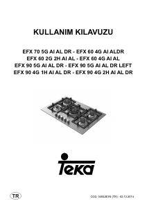 Manuál Teka EFX 70 5G AI AL DR Varná deska