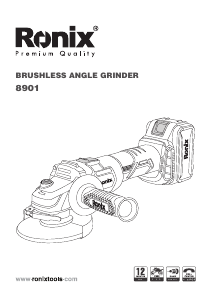 Handleiding Ronix 8901 Haakse slijpmachine