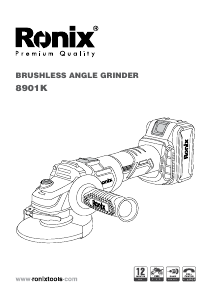 Manual Ronix 8901k Angle Grinder