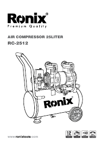 Handleiding Ronix RC-2512 Compressor