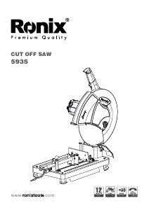 Manual Ronix 5935 Cut Off Saw