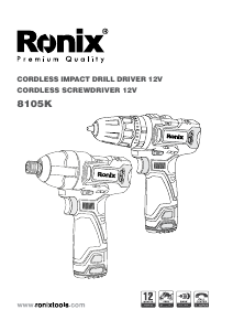 Manual Ronix 8105K Drill-Driver