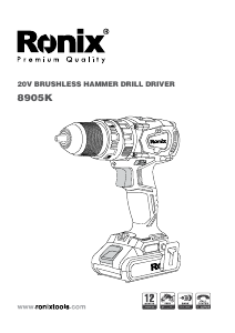 Manual Ronix 8905k Drill-Driver